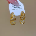 Vintage Alloy Rhinestone Teardrop Hollow Tassel Drop Earrings For Women view 2
