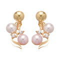 French Vintage Faux Pearl Rhinestone Lace Necklace Bracelet Earrings Jewelry Set For Women view 5