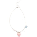 Light Luxury Resin Zircon Flocked Strawberry Pendant Necklace Cute Sweet Clavicle Chain view 5