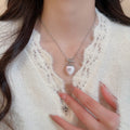 Light Luxury Resin Zircon Flocked Strawberry Pendant Necklace Cute Sweet Clavicle Chain view 3