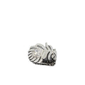 Metal Zircon Feather Open Ring Niche Elegant Light Luxury Adjustable Index Finger Jewelry view 5