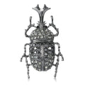 Alloy Rhinestone Unicorn Beetle Brooch Pin For Creative Apparel Decoration view 1