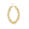 Old Money Style Faux Pearl Wrap Choker Necklace With Geometric Round Design For Women view 5