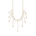 Old Money Style Metal Geometric Tassel Collarbone Necklace For Women view 5