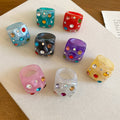 Western Style Resin Rhinestone Round Geometric Statement Ring For Women view 4