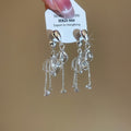 Zircon Crystal Round Tassel Drop Earrings With Silver Pins, Minimalist OL Geometric Stud Style view 3