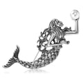 Alloy Vintage Mermaid Brooch Pin For Women's Fashion Apparel view 5