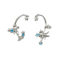 Copper Zircon Horse Clip-on Earrings For Women, Playful Zodiac No-Piercing Ear Cuffs view 5