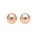 Minimalist Round Faux Pearl Stud Earrings Geometric Modern Commuter Light Luxury Jewelry view 5
