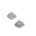 Faux Pearl Zircon Star Geometric Stud Earrings Minimalist Niche Light Luxury Jewelry view 5