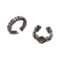 Zircon Oval Punk Open Ring For Women view 5