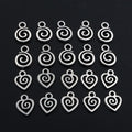 Alloy Small Swirl Circle Pendant For DIY Jewelry Accessories Necklace Bracelet Charm 0.3g view 2