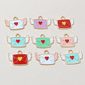 20x13mm 1g Gold Zinc Alloy Charm Pendant for DIY Necklace Bracelet Jewelry Making view 3