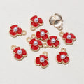 11x9mm 0.5g Gold Zinc Alloy Charm Pendant for DIY Necklace Bracelet Jewelry Making view 4