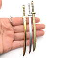 Matte Gold-Tone Banana Metal Charms for Jewelry and Craft Projects view 2