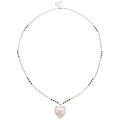 Old Money Style Resin Heart Cross Pendant Sweater Necklace For Women view 5