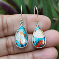 Vintage Water Drop Sticker Drop Earrings For Women, UV Coated Simple Fashion Design Jewelry view 1