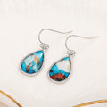 Vintage Water Drop Sticker Drop Earrings For Women, UV Coated Simple Fashion Design Jewelry view 5
