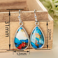 Vintage Water Drop Sticker Drop Earrings For Women, UV Coated Simple Fashion Design Jewelry view 4