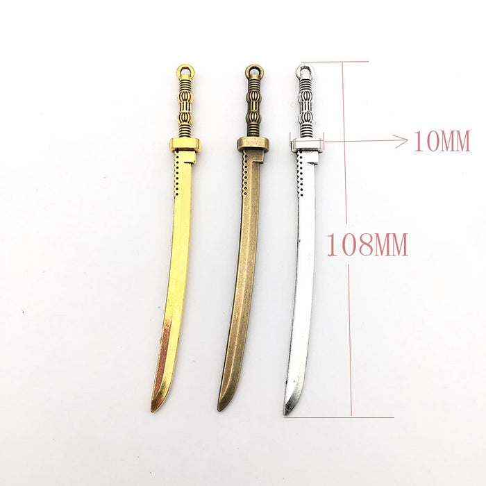 Matte Gold-Tone Banana Metal Charms for Jewelry and Craft Projects