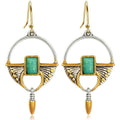Creative Exotic Bohemian Vintage Style Women's Earrings, Fashion Trendy Export Jewelry Accessories view 3
