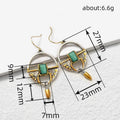 Creative Exotic Bohemian Vintage Style Women's Earrings, Fashion Trendy Export Jewelry Accessories view 4