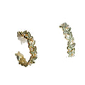 18K Gold Plated Enamel Butterfly Faux Pearl Clip-on Earrings for Women Light Luxury Sweet Style view 5