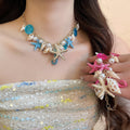 Light Luxury Shell Starfish Necklace For Women Beach Vacation Clavicle Chain Jewelry view 1