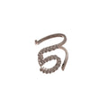 Korean Style Copper Zircon Twisted Open Ring, Minimalist Geometric Circle Index Finger Jewelry view 5