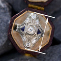 Trendy Futuristic Electroplated Metal Ring For Women Light Luxury Street Style Accessory view 4