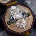 Trendy Futuristic Electroplated Metal Ring For Women Light Luxury Street Style Accessory view 1