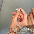 Zircon Heart Bow Open Ring For Women view 4