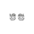 18K Gold Plated Copper Zircon Oval Geometric Clip-on Earrings For Women Light Luxury Style view 5