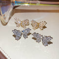 18K Gold Plated Copper Zircon Butterfly Clip-on Earrings For Women Minimalist Sweet Ear Cuffs view 4