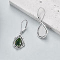 Simple Fashion Waterdrop Lace Hoop Earrings, UV Resin Sticker Dangle Jewelry For Women view 3