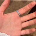 Zircon Heart Open Ring For Women view 2