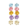 Fresh Sweet Resin Flower Stud Earrings Jewelry Set With Silver Posts For Women view 5