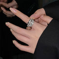 Zircon Multilayer Open Ring For Women view 4