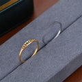 Minimalist Metal Moon And Sun Lunar Eclipse Ring, Korean Versatile Commuter Accessory For Women view 3