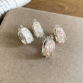 Korean Style Zircon Shell U Shaped Ear Cuff Earrings, Elegant Geometric Round Light Luxury view 4