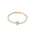 Vintage Copper Zircon Mother Of Pearl Flower Bangle For Women Light Luxury Fashion Jewelry view 5