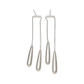 Korean Elegant Faux Pearl Teardrop Tassel Drop Earrings For Women view 5