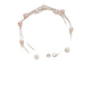 French Floral Zircon Faux Pearl Necklace Vintage Old Money Elegant Collarbone Jewelry view 5