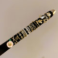 Gold Plated Zircon Flower Faux Pearl Open Ring Elegant Luxury Geometric Adjustable Jewelry view 3
