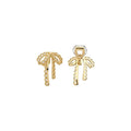 18K Gold Plated Copper Zircon Bow Clip-on Earrings, French Vintage No-Piercing Jewelry view 5