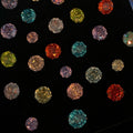 Korean Style Copper Zircon Round Thread Stud Earrings Light Luxury Geometric Daily Jewelry view 4