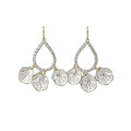 French Vintage Alloy Flower Pearl Stud Earrings Light Luxury Elegant Floral Jewelry For Women view 5