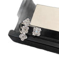 European Style Zircon Diamond Shape Open Ring For Women view 5