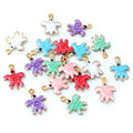 10x10mm 0.2g Gold Zinc Alloy Charm Pendant for DIY Necklace Bracelet Jewelry Making view 5
