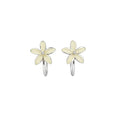 Resin Flower Hoop Earrings For Women Sweet Dopamine Style Versatile Light Luxury Jewelry view 5